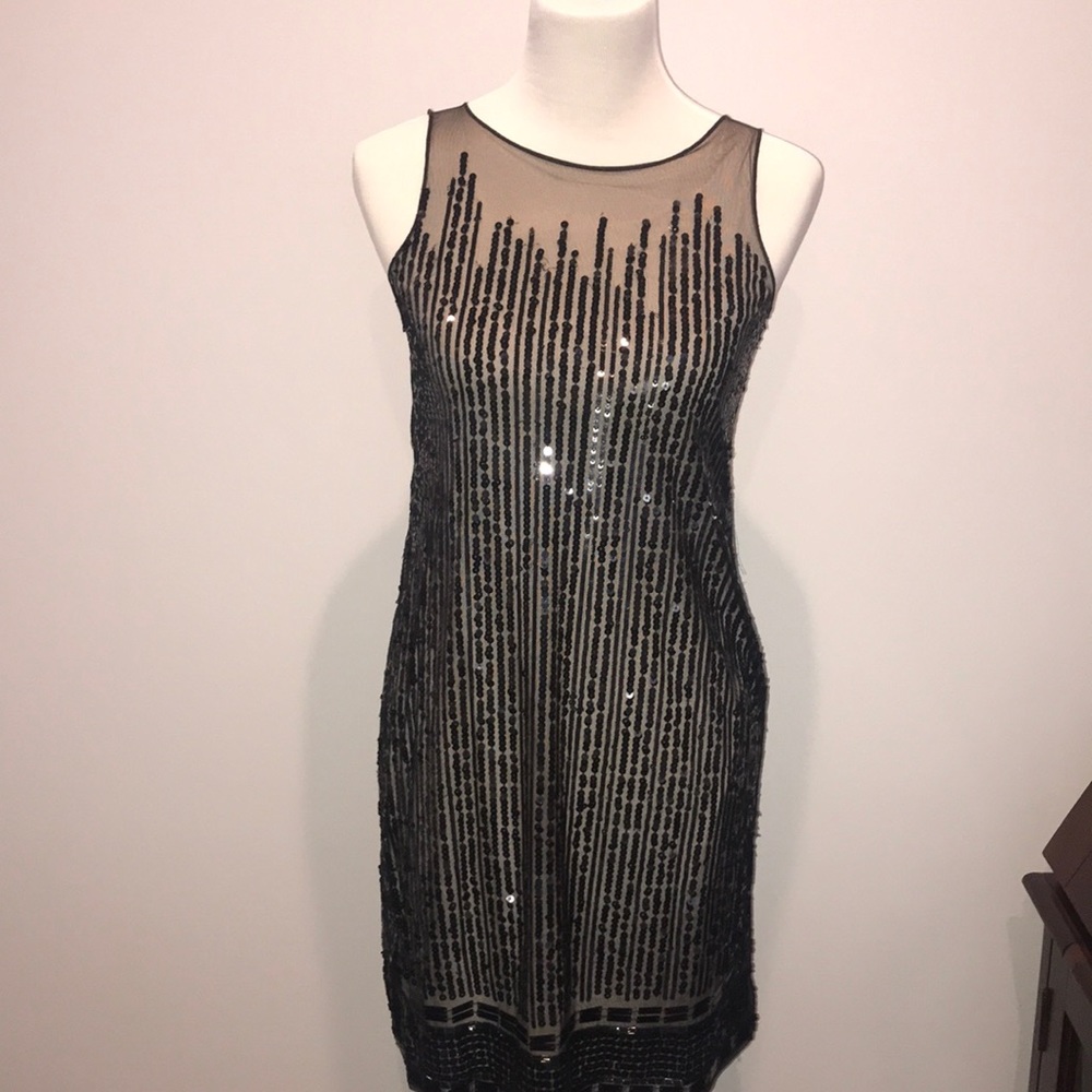 Black  sequin dress